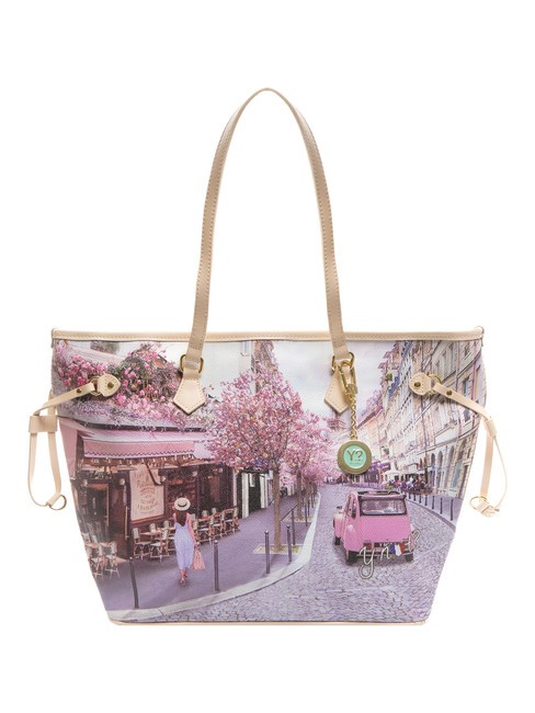 YNOT YESBAG Bolso shopping al hombro café parisino - Bolsos Mujer