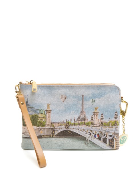 YNOT YESBAG Clutch con puño y bandolera puente de paris - Bolsos Mujer