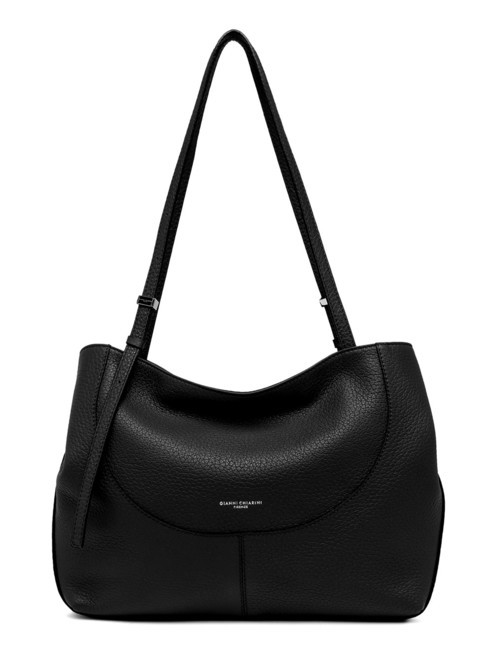 GIANNI CHIARINI MINERVA Bolso shopping de piel negro - Bolsos Mujer