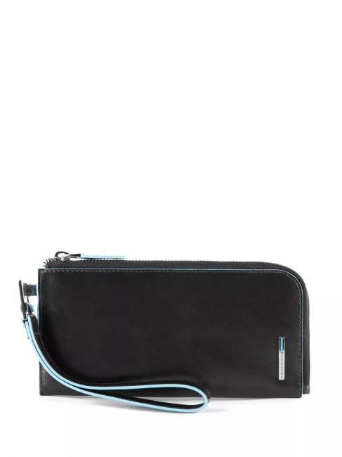 PIQUADRO BLUE SQUARE Soporte para teléfono celular negro - Carteras Hombre