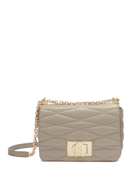 FURLA 1927 Bolso convertible de piel vainilla - Bolsos Mujer