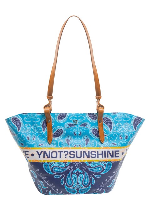 YNOT BANDANAS Bolso shopping de playa mediano azul - Bolsos Mujer