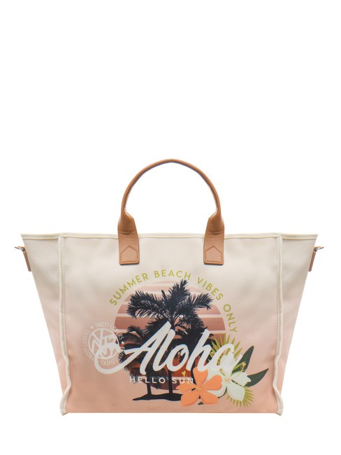 YNOT ALHOA Bolso de playa grande con bandolera natural - Bolsos Mujer