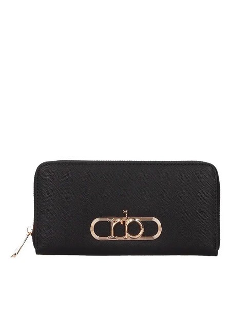 ROCCOBAROCCO LUCE Cartera grande con cremallera alrededor negro - Carteras Mujer