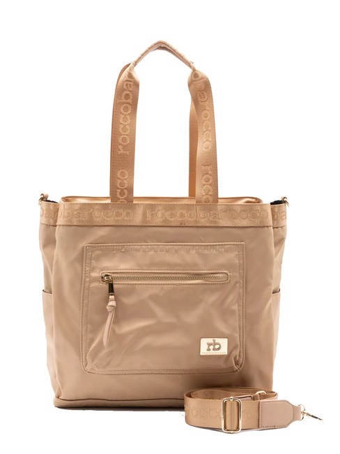 ROCCOBAROCCO GLORIA Bolso bandolera con bandolera beige - Bolsos Mujer