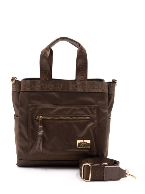 ROCCOBAROCCO GLORIA Bolso tote con bandolera marron oscuro - Bolsos Mujer