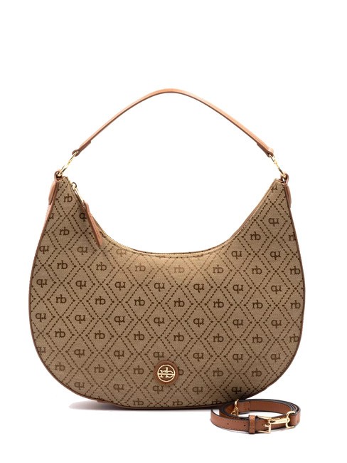 ROCCOBAROCCO FRIDA Bolso hobo jacquard natural - Bolsos Mujer