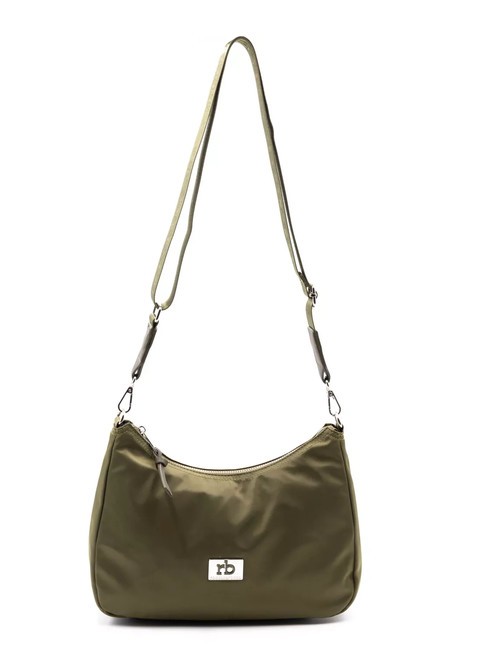 ROCCOBAROCCO GLORIA Bolso de hombro suave verde militar - Bolsos Mujer