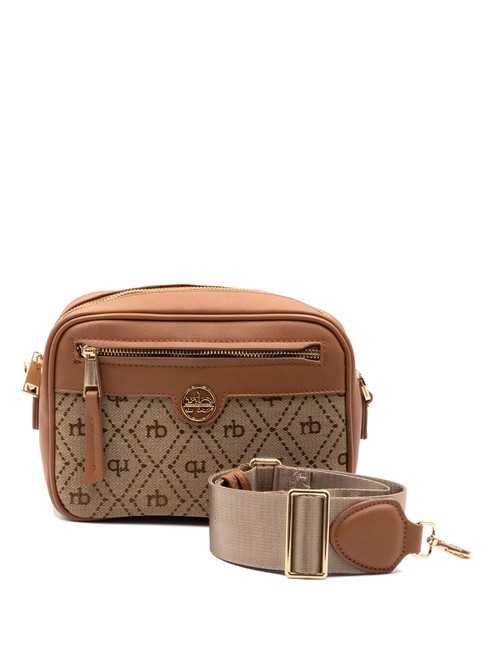 ROCCOBAROCCO FRIDA Bolso cámara en jacquard natural - Bolsos Mujer