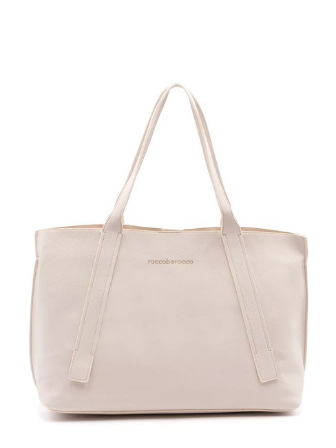 ROCCOBAROCCO GLAM Bolso shopping al hombro blanquecino - Bolsos Mujer