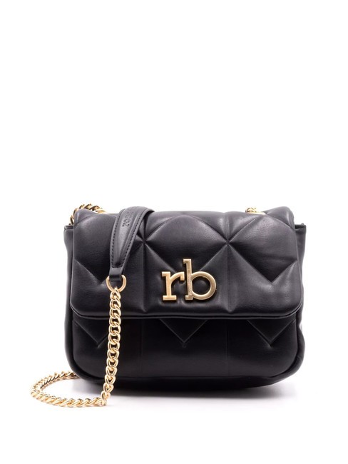 ROCCOBAROCCO SOLE Bolso bandolera con solapa negro - Bolsos Mujer