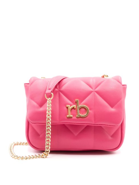 ROCCOBAROCCO SOLE Bolso bandolera con solapa fucsia - Bolsos Mujer