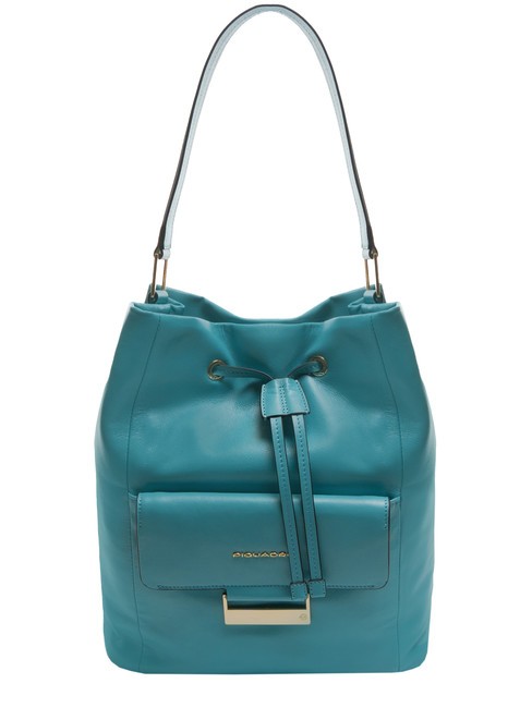 PIQUADRO W99 Secchiello Bolso de hombro, con bandolera azul - Bolsos Mujer