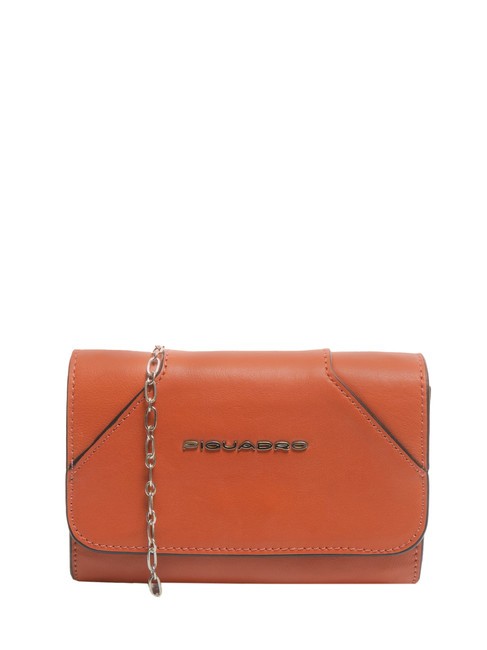 PIQUADRO MUSE Mini bolso / bolsito de piel NARANJA - Bolsos Mujer