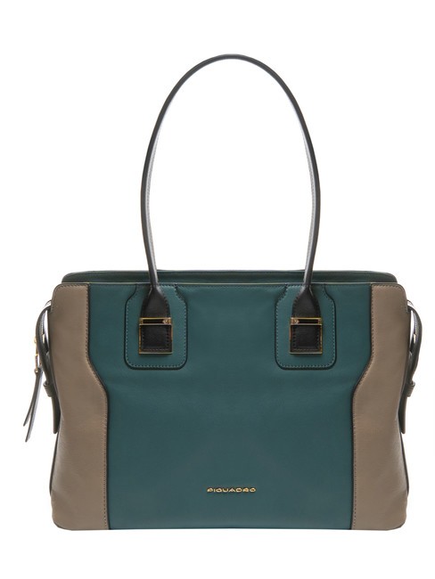 PIQUADRO W99 Bolso de hombro W99 verde azulado - Bolsos Mujer