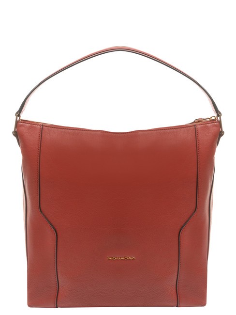 PIQUADRO W99 Bolsa de hombro rojo 6 - Bolsos Mujer