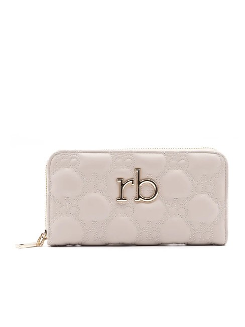 ROCCOBAROCCO TESSA Cartera grande con cremallera alrededor blanquecino - Carteras Mujer