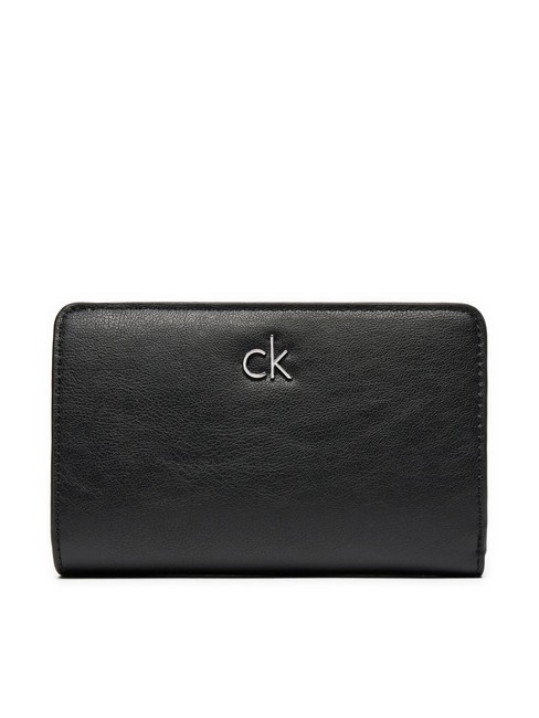 CALVIN KLEIN CK DAILY Cartera plegable mediana pvh negro - Carteras Mujer