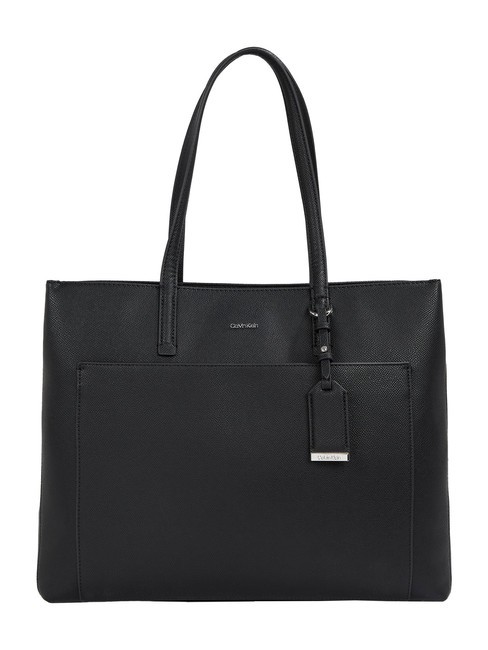 CALVIN KLEIN CK MUST Bolsa de compras cuadrada pvh negro - Bolsos Mujer