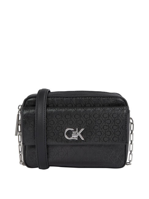 CALVIN KLEIN CK Bolsa para cámara con bolsillo. blackmono - Bolsos Mujer