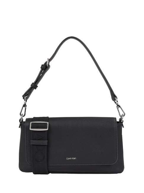 CALVIN KLEIN CK MUST Bolso bajo el brazo con correa para el hombro pvh negro - Bolsos Mujer