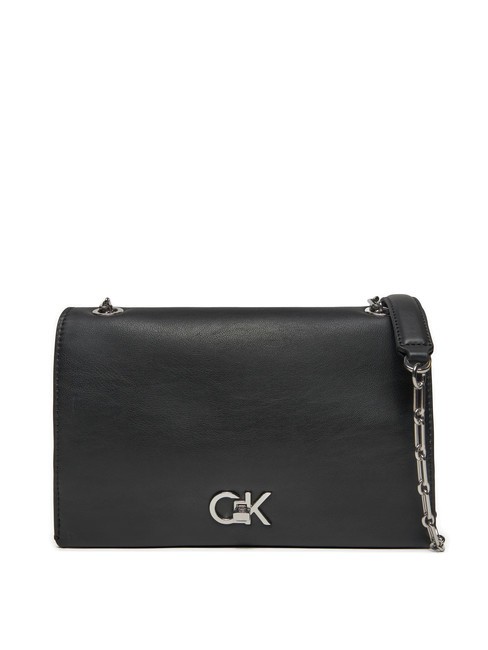 CALVIN KLEIN CK CONV CHAIN Bolso de hombro convertible, bolso bandolera pvh negro - Bolsos Mujer