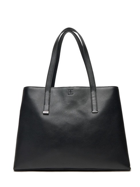 CALVIN KLEIN CK PLAQUE Bolsa de compras mediana pvh negro - Bolsos Mujer