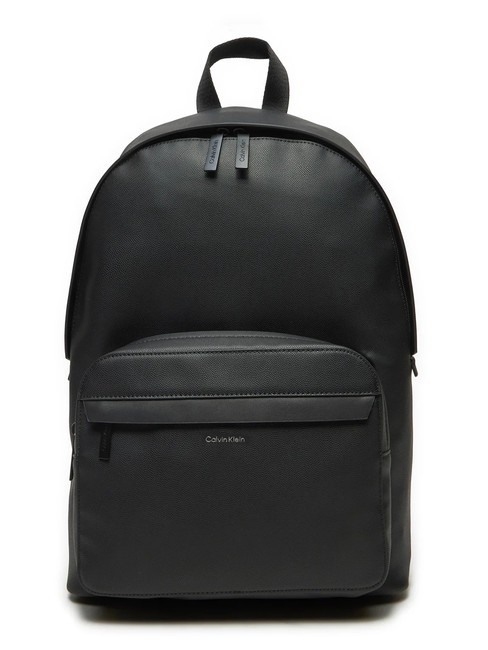 CALVIN KLEIN CK MUST Mochila con bolsillo caviar negro - Mochilas Escuela & Tiempo Libre