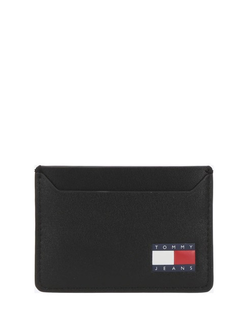 TOMMY HILFIGER TOMMY JEANS Heritage Tarjetero plano negro - Carteras Mujer