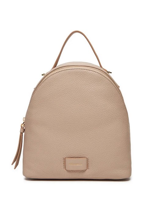 COCCINELLE VOILE Mochila redonda de piel texturizada rosetas - Bolsos Mujer