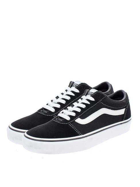 VANS WARD M Zapatillas de lona blanco negro - Zapatos Hombre