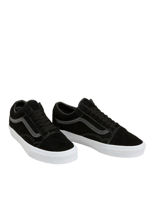 VANS OLD SKOOL Zapatillas de piel de ante negro - Zapatos unisex