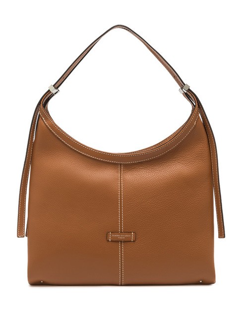 GIANNI CHIARINI NORMA Bolso hobo de piel al hombro caramelo - Bolsos Mujer