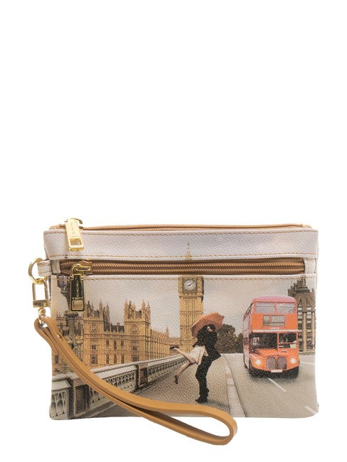 YNOT YESBAG Bolso de mano con puño y bolsillo. amor de londres - Bolsos Mujer