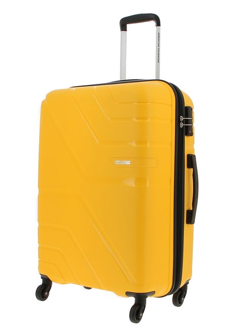 AMERICAN TOURISTER UPLAND Carro de tamaño mediano amarillo - Trolley Rígidos