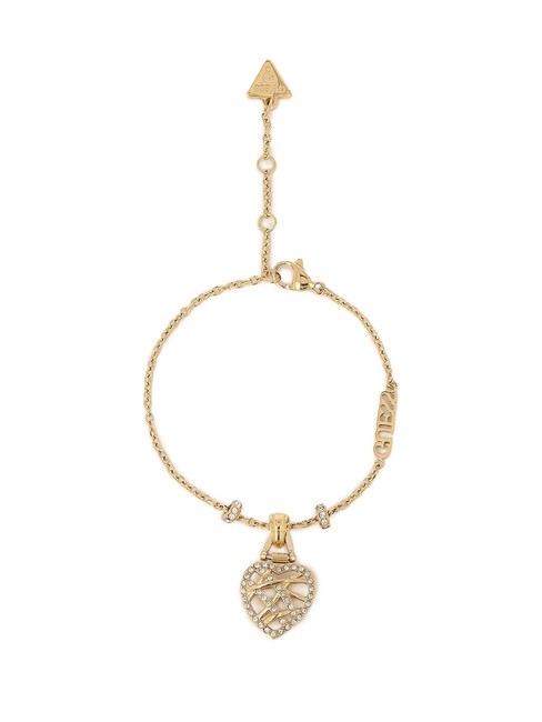 GUESS HEART CAGE Pulsera con corazon oro amarillo - Pulseras