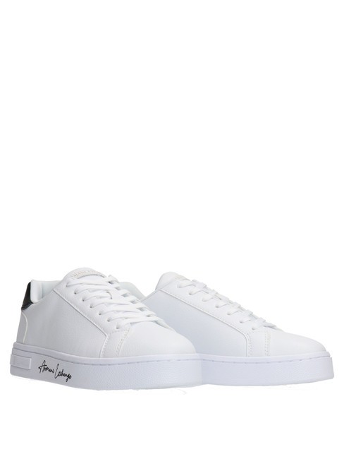 ARMANI EXCHANGE A|X Signature Zapatillas blanco óptico+negro - Zapatos Mujer