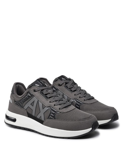 ARMANI EXCHANGE DUSSELDORF Zapatillas Hombre hierro+negro - Zapatos Hombre