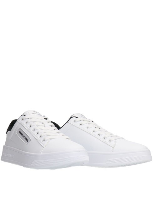 ARMANI EXCHANGE A|X LOGO Zapatillas  op.blanco+negro/negro - Zapatos Hombre