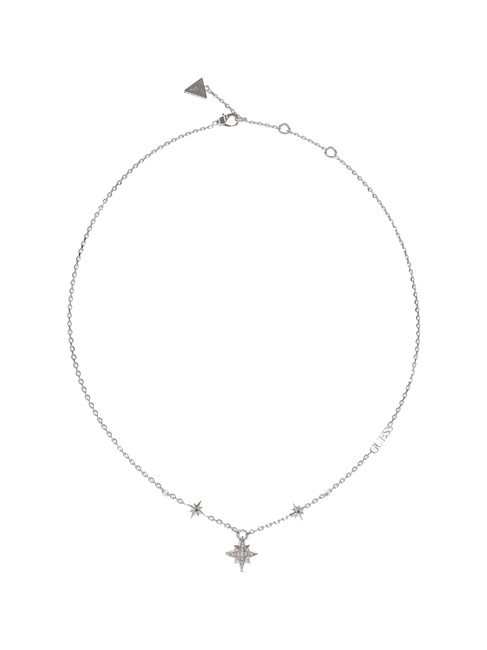 GUESS IN THE SKY Collar de estrellas SILVER - Collares