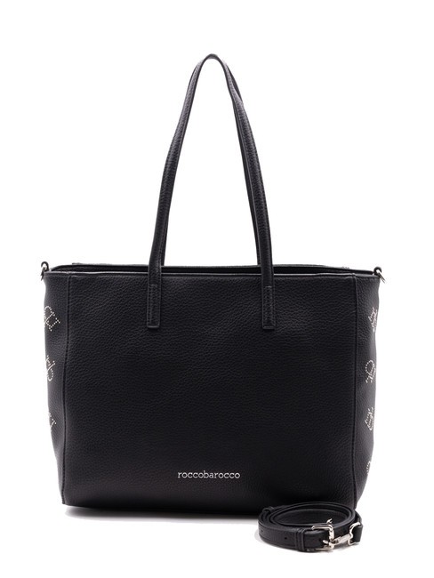 ROCCOBAROCCO LOLA Bolso shopping con tachuelas negro - Bolsos Mujer