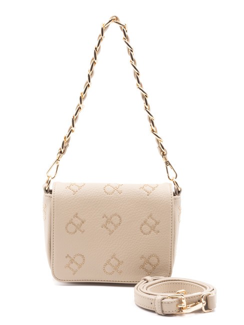 ROCCOBAROCCO LOLA Bolso bandolera con tachuelas beige - Bolsos Mujer