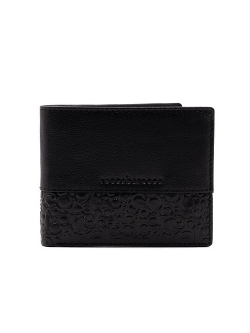 ROCCOBAROCCO BRYAN Monedero de piel negro - Carteras Hombre