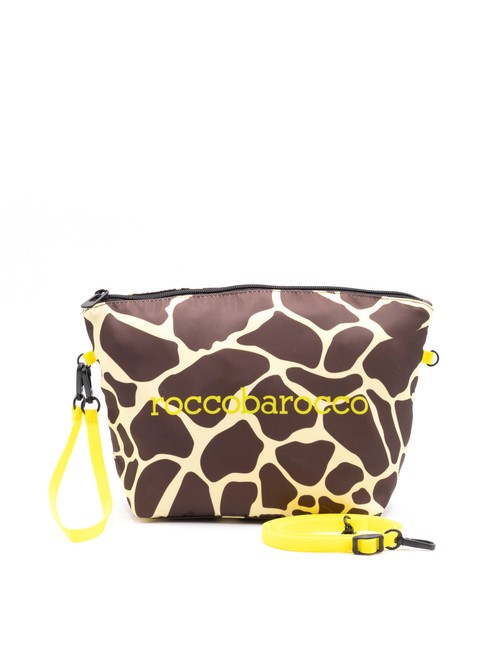 ROCCOBAROCCO BEACH Bolso de mano con estampado animal jirafas - Neceser