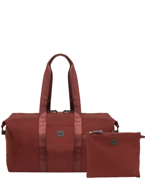 BRIC’S 2 en 1 bolsa Línea X-Bag, tamaño grande, plegable borgoña - Bolsas de viaje