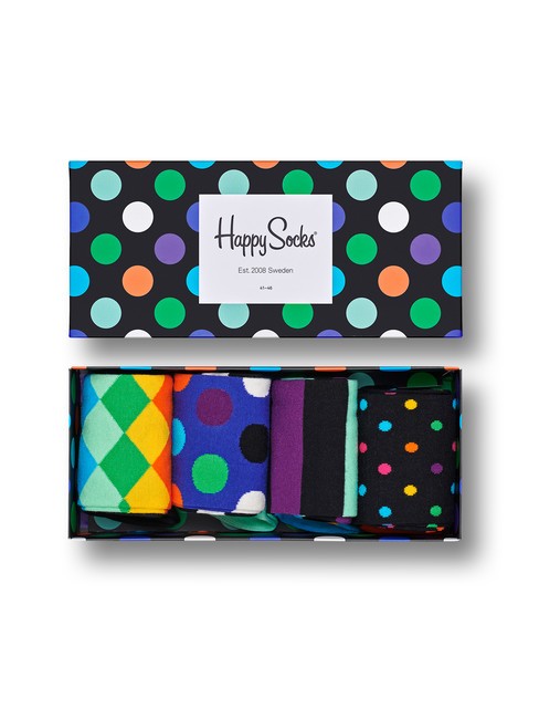 HAPPY SOCKS BIG DOT Set de regalo de 4 pares de calcetines. multicolor - Calcetines de hombre