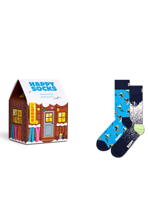 HAPPY SOCKS SKIING CHALET Set de regalo de 2 pares de calcetines. marrón - Calcetines unisex