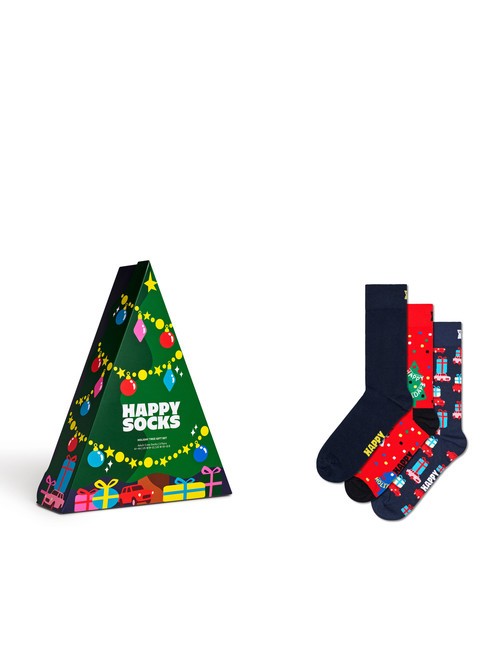 HAPPY SOCKS HOLIDAY TREE Set de regalo de 3 pares de calcetines. verde - Calcetines unisex