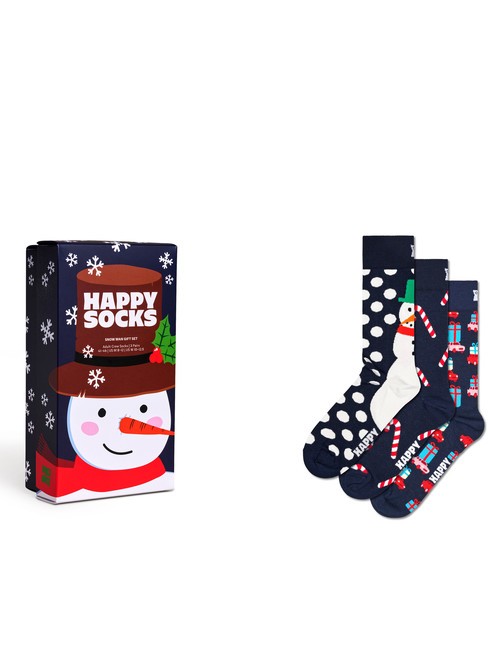 HAPPY SOCKS HOLIDAY NAVY Set de regalo de 3 pares de calcetines. marina de guerra - Calcetines de mujer