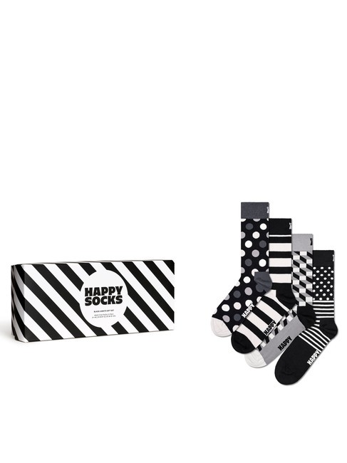 HAPPY SOCKS CLASSIC BLACK & WHITE Set de regalo de 4 pares de calcetines. multicolor - Calcetines unisex